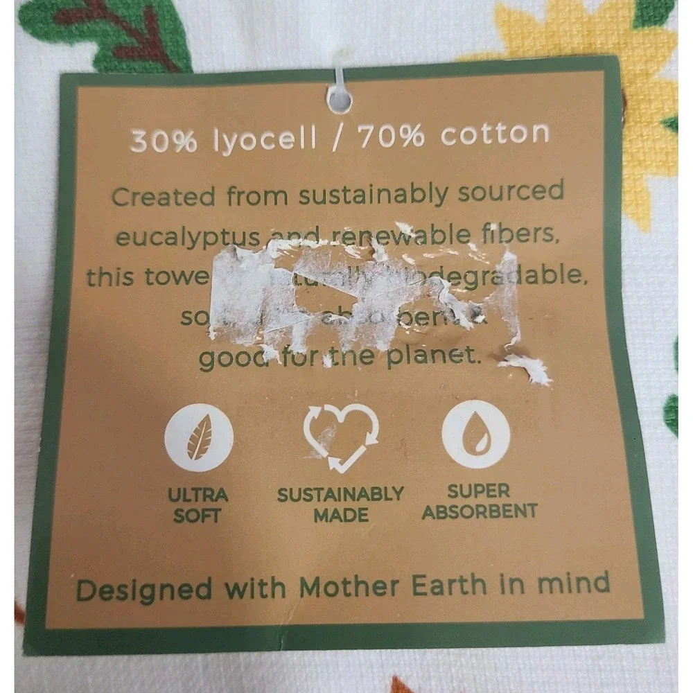 NWT Deborah Connolly Set/3 Kitchen Towels  Thanksgiving Blessed To Be Nonnina